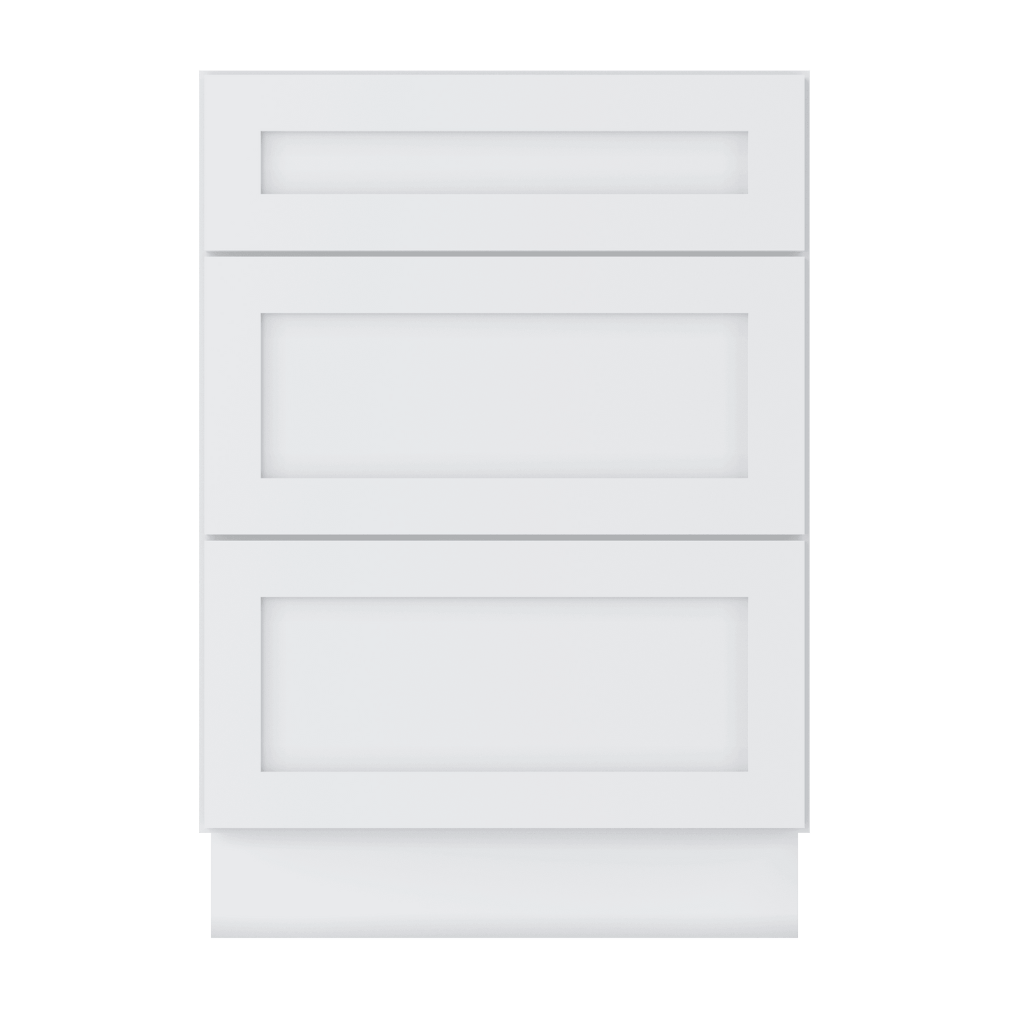 Drawer Base Kitchen Cabinet DB24 Alpina White LessCare 24 in. width 34.5 in. height 24 in. depth