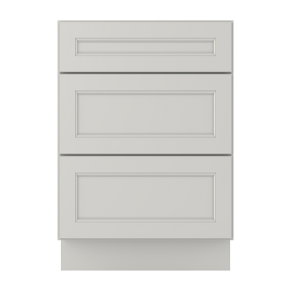 Drawer Base Kitchen Cabinet DB24 Milan Pearl 24 in. width 34.5 in. height 24 in. depth