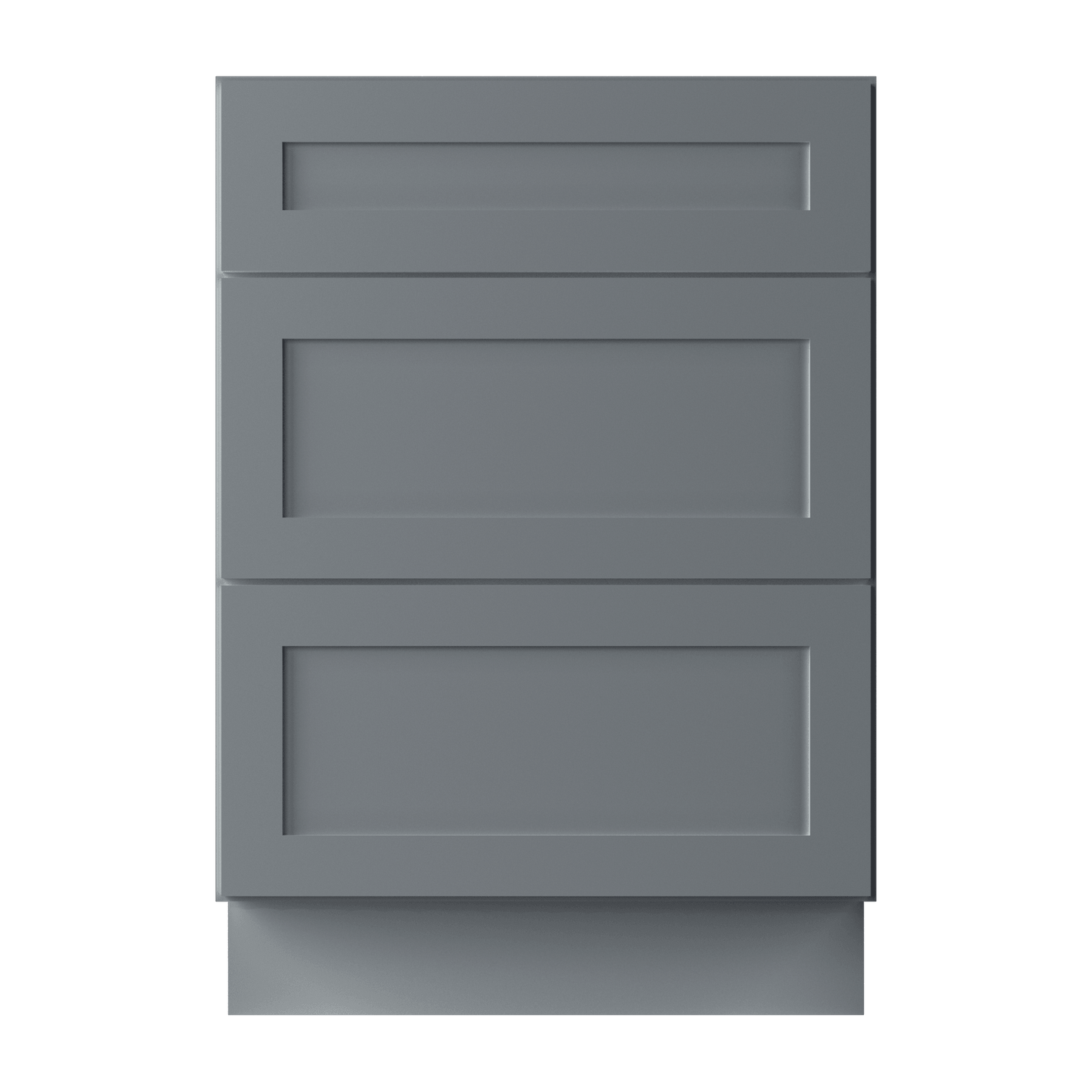 Drawer Base Kitchen Cabinet DB24 Colonial Gray LessCare 24 in. width 34.5 in. height 24 in. depth