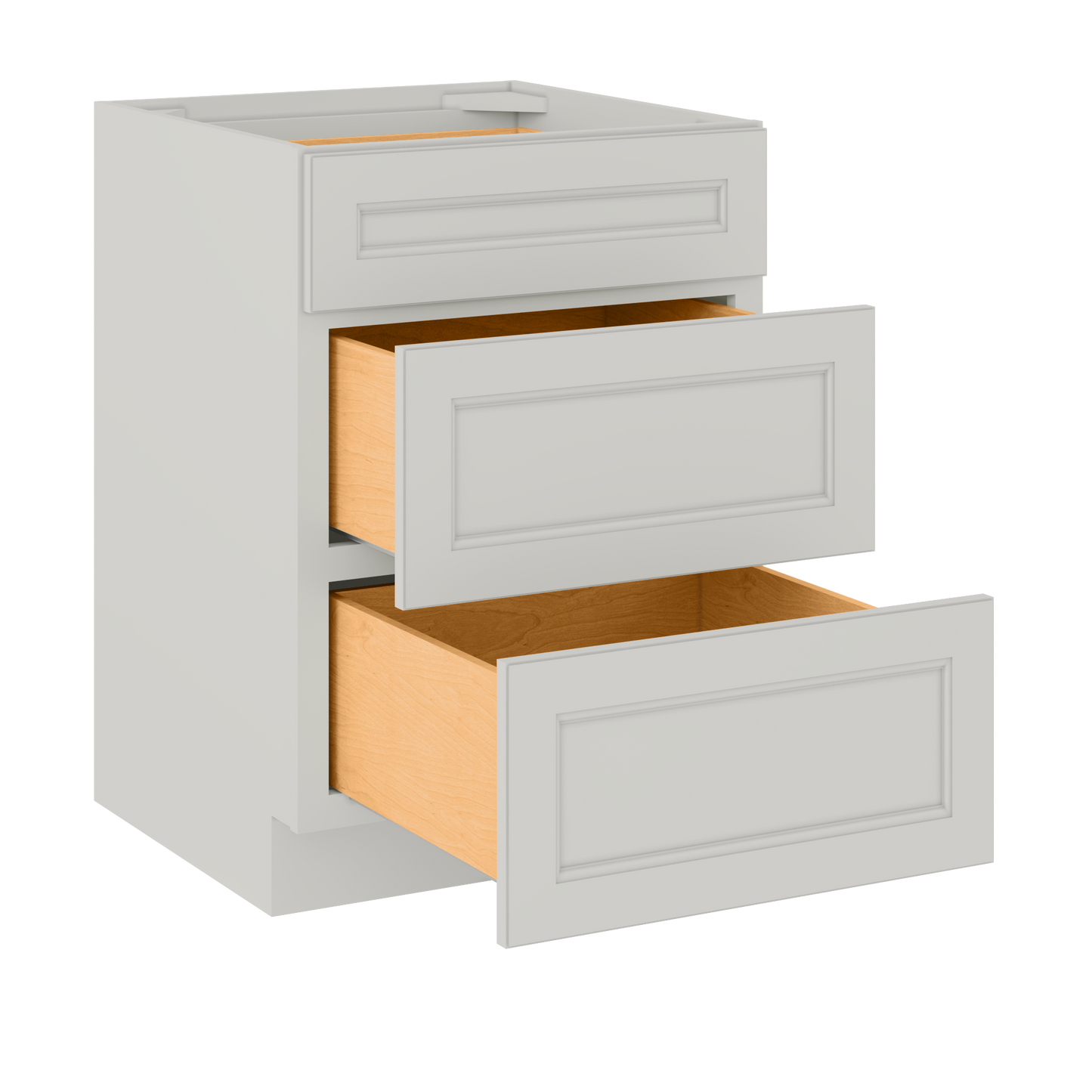 Drawer Base Kitchen Cabinet DB24 Milan Pearl 24 in. width 34.5 in. height 24 in. depth