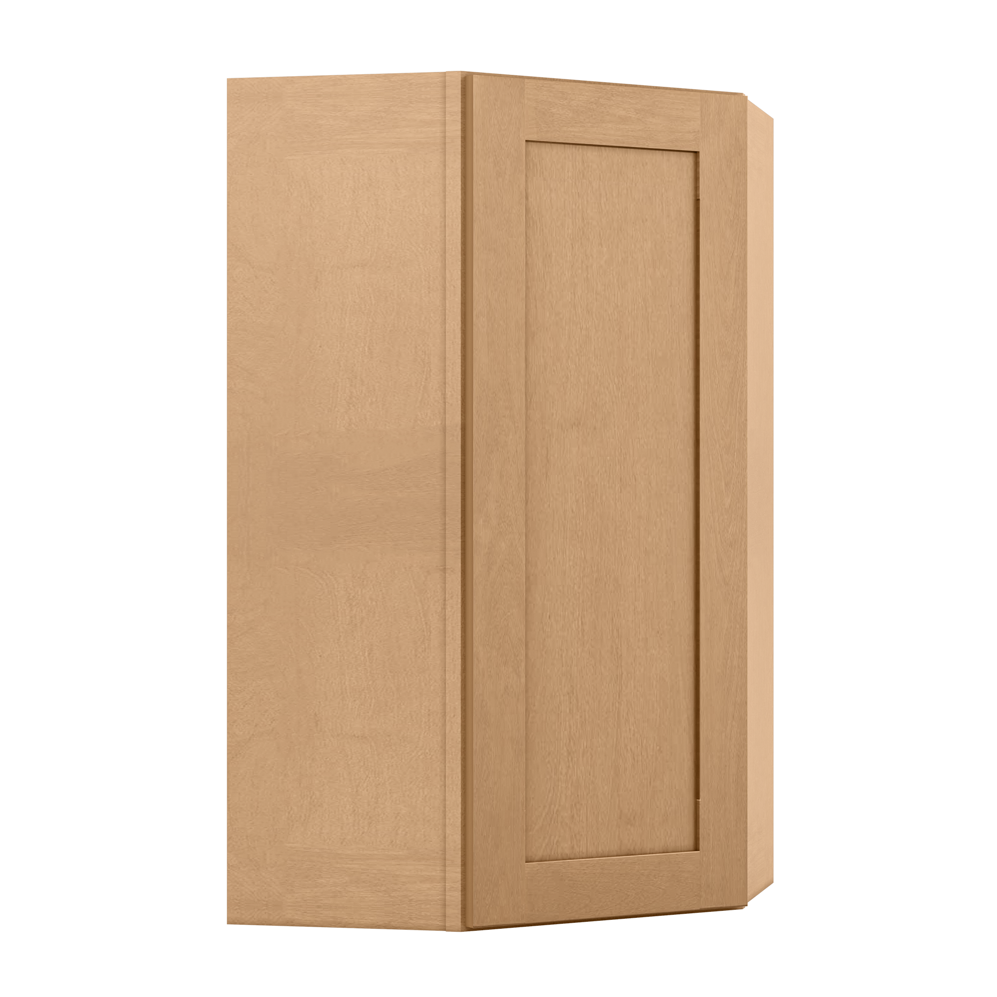 Diagonal Corner Kitchen Cabinet DC2442 Shaker Toffee 24 in. width 42 in. height 12 in. depth