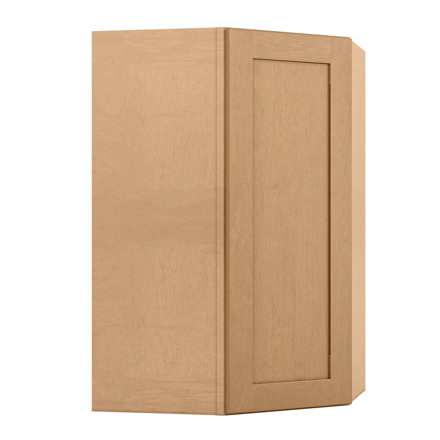 Diagonal Corner Kitchen Cabinet DC2742 Shaker Toffee 27 in. width 42 in. height 15 in. depth