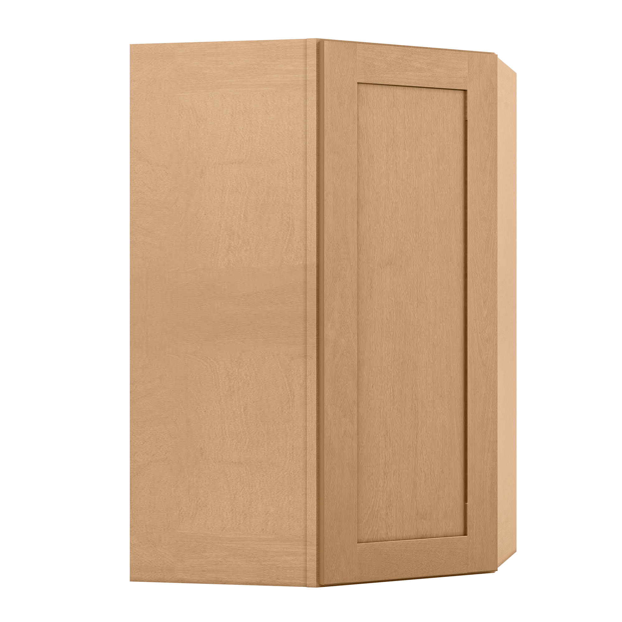 Diagonal Corner Kitchen Cabinet DC2742 Shaker Toffee 27 in. width 42 in. height 15 in. depth