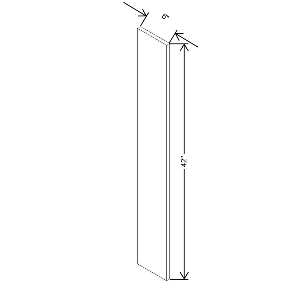 CNC Classic Milano Sunset 6" W X 42" H Fillers