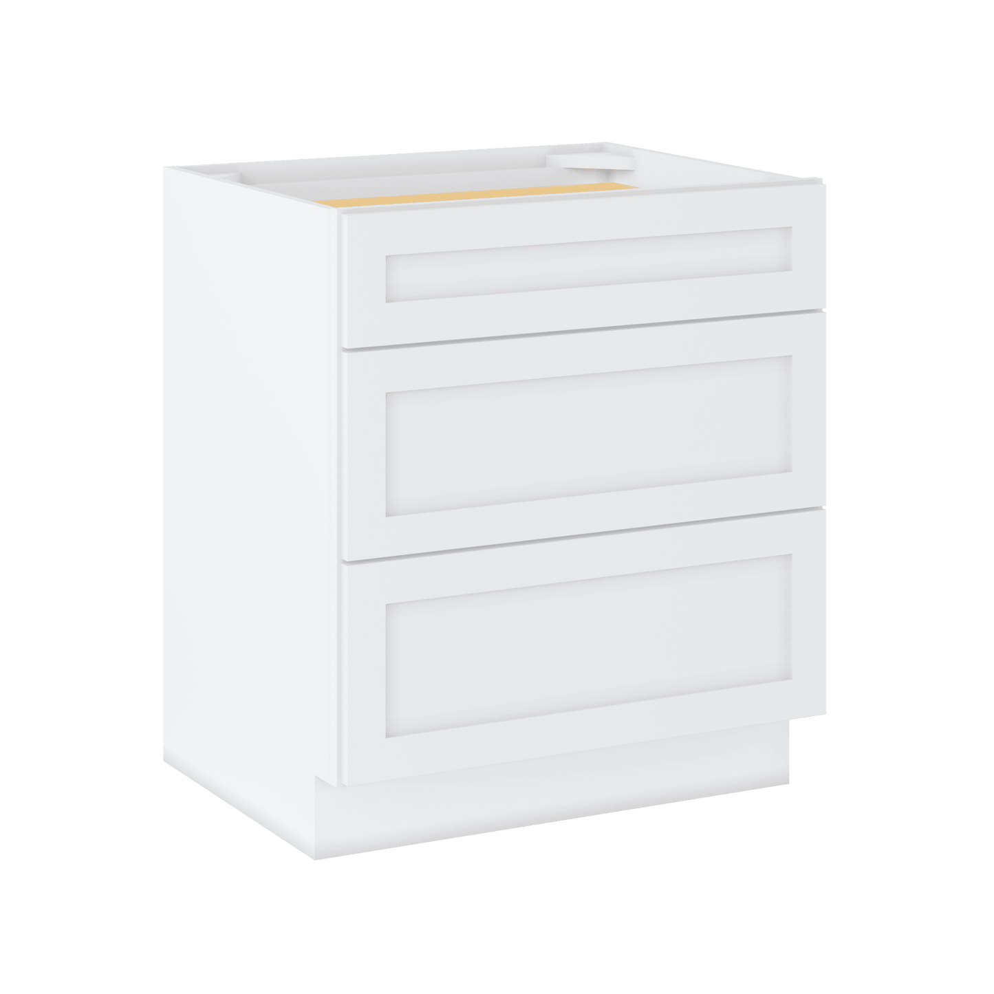 Linen Range Base Kitchen Cabinet LRB30 Alpina White LessCare 30 in. width 34.5 in. height 24 in. depth