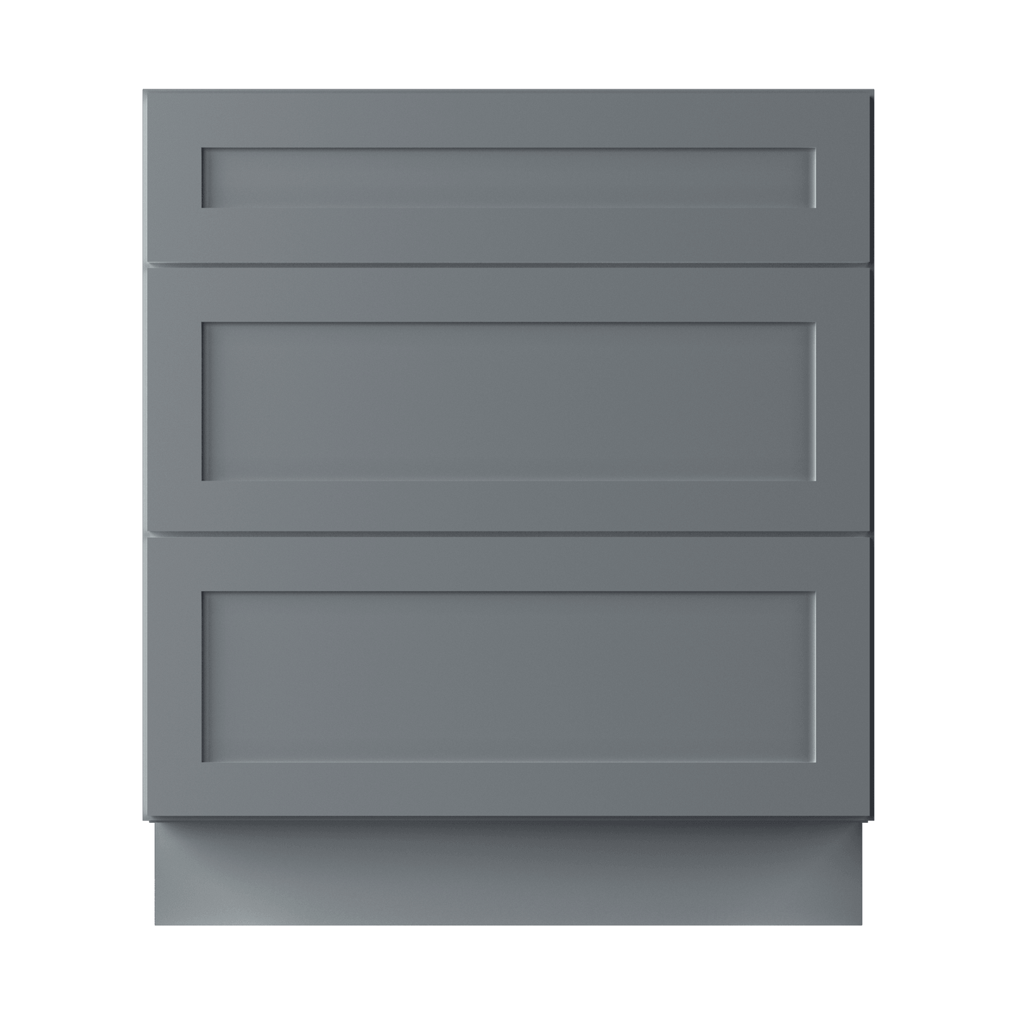 Linen Range Base Kitchen Cabinet LRB30 Colonial Gray LessCare 30 in. width 34.5 in. height 24 in. depth