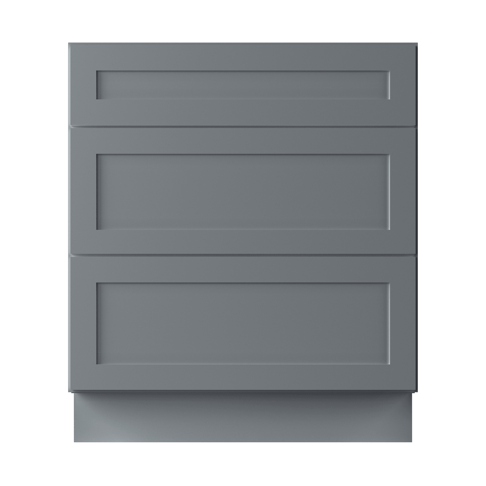 Linen Range Base Kitchen Cabinet LRB30 Colonial Gray LessCare 30 in. width 34.5 in. height 24 in. depth