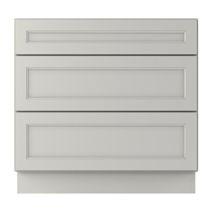 Linen Range Base Kitchen Cabinet LRB36 Milan Pearl 36 in. width 34.5 in. height 24 in. depth