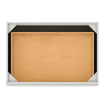 Linen Range Base Kitchen Cabinet LRB36 Milan Pearl 36 in. width 34.5 in. height 24 in. depth