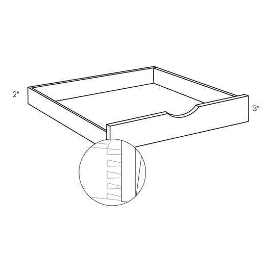 CNC Classic Versailles White 33" W Pull Out Shelf
