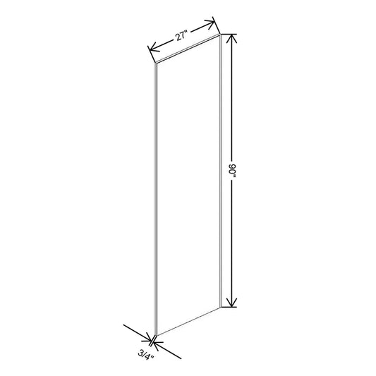 J&K Naval B7 Refrigerator Panel 3/4" W x 90" H x 27" D