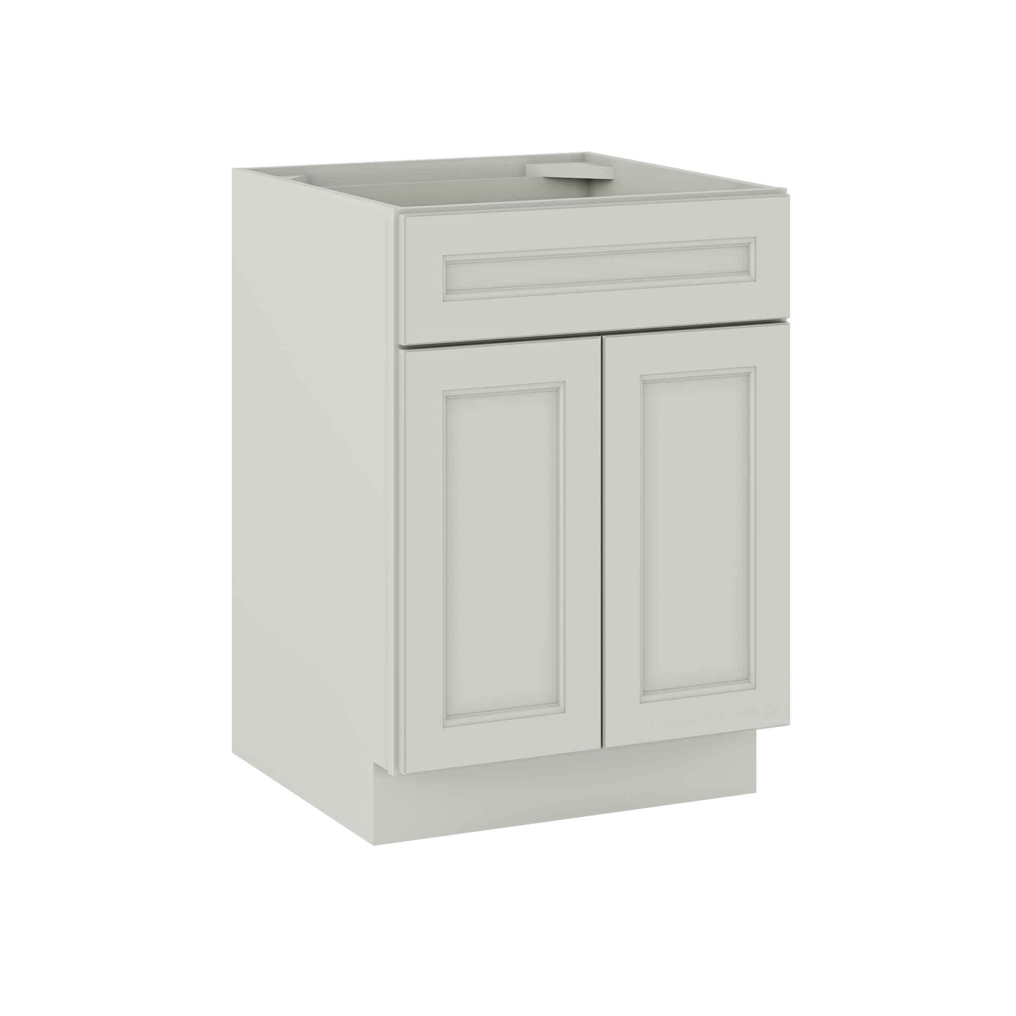 Sink Base Kitchen Cabinet SB24 Milan Pearl 24 in. width 34.5 in. height 24 in. depth