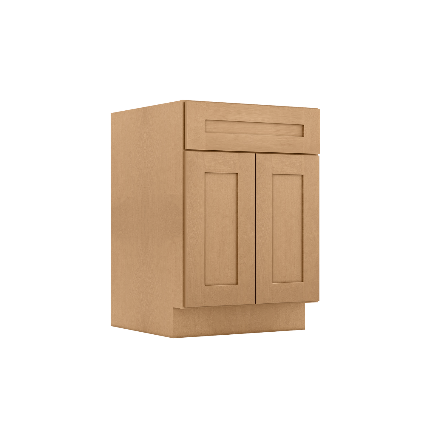 Sink Base Kitchen Cabinet SB24 Shaker Toffee LessCare 24 in. width 34.5 in. height 24 in. depth