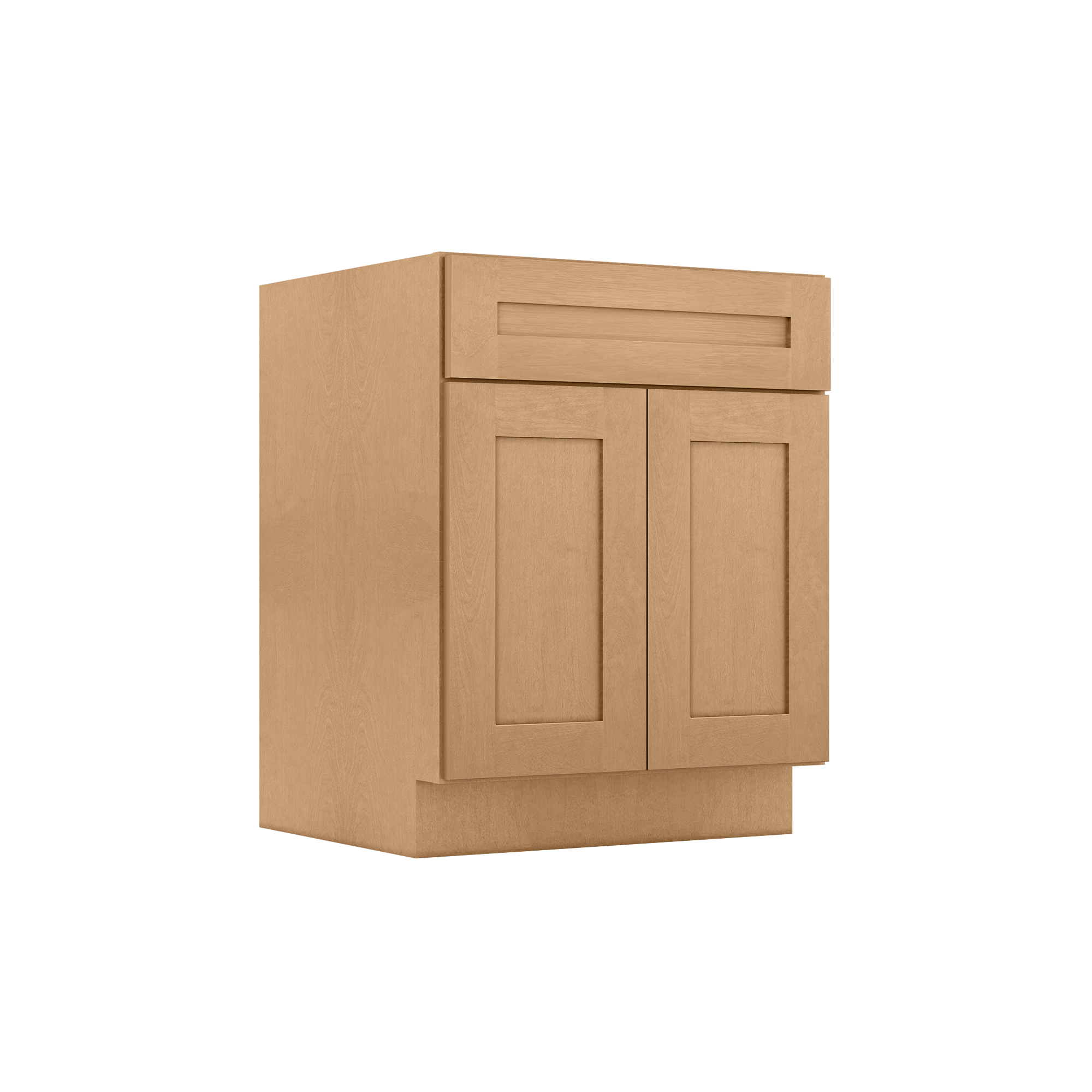 Sink Base Kitchen Cabinet SB27 Shaker Toffee LessCare 27 in. width 34.5 in. height 24 in. depth