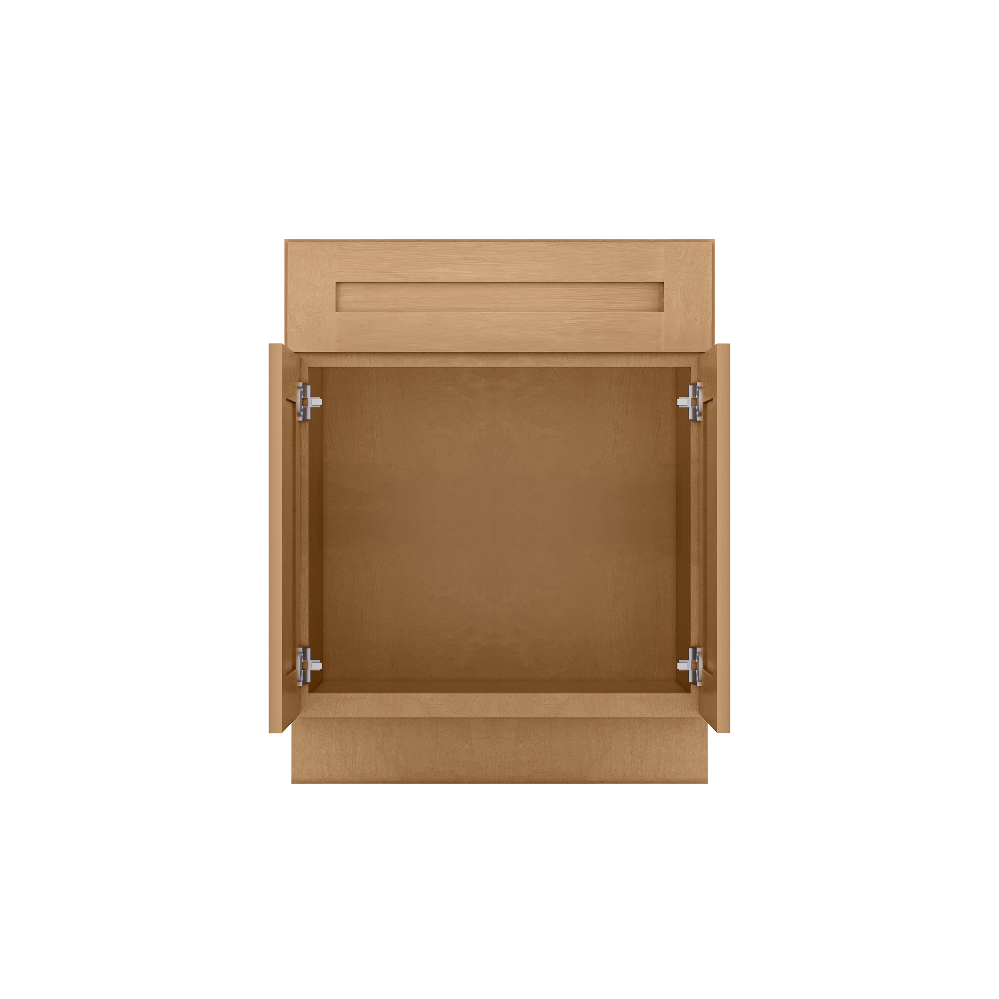 Sink Base Kitchen Cabinet SB27 Shaker Toffee LessCare 27 in. width 34.5 in. height 24 in. depth