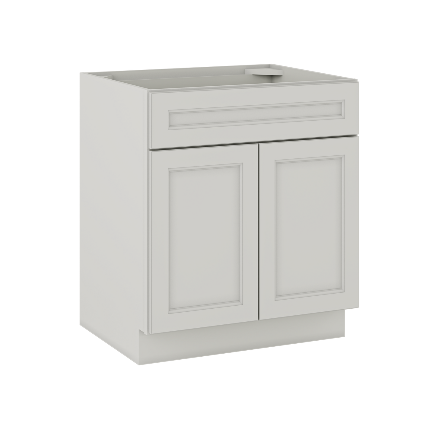 Sink Base Kitchen Cabinet SB30 Milan Pearl LessCare 30 in. width 34.5 in. height 24 in. depth