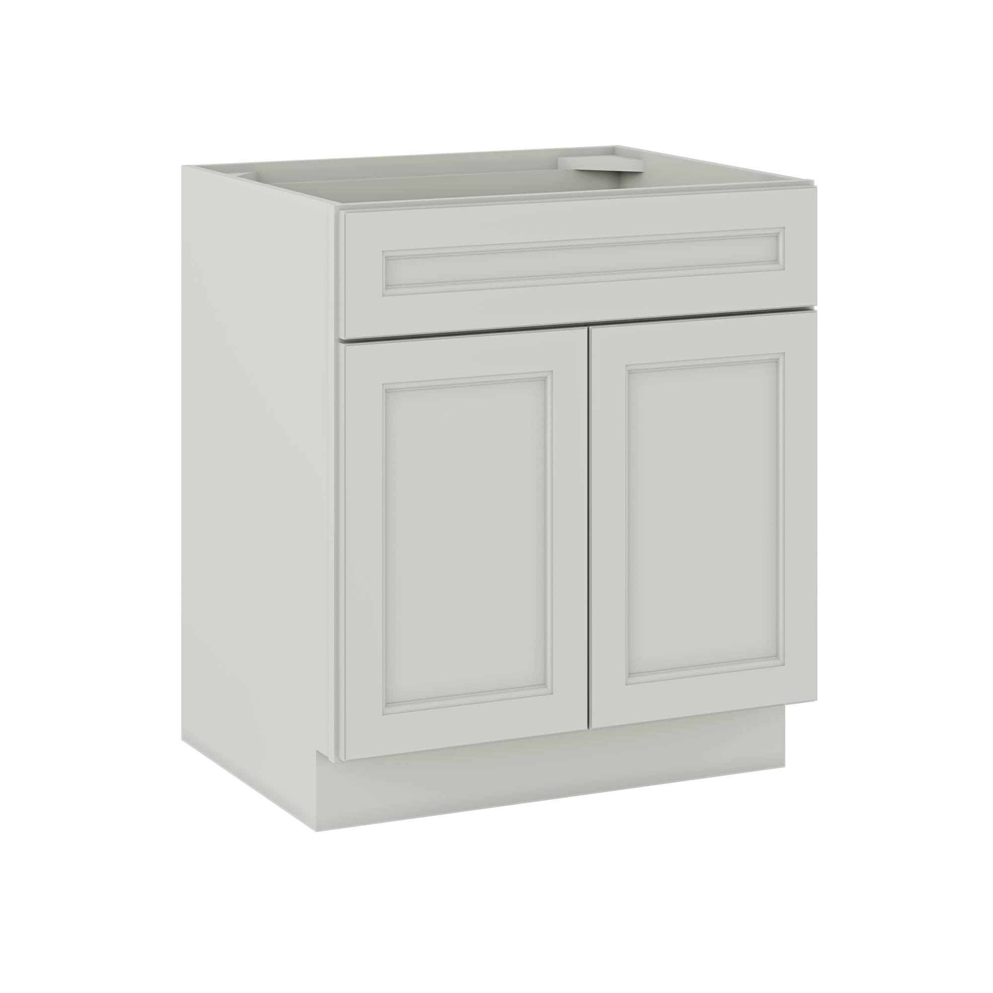 Sink Base Kitchen Cabinet SB30 Milan Pearl LessCare 30 in. width 34.5 in. height 24 in. depth