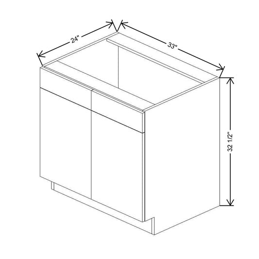 CNC Classic Milano Sunset 33" W Removable Sink Insert