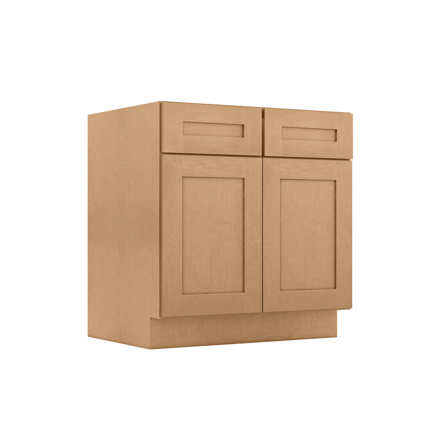 Sink Base Kitchen Cabinet SB33 Shaker Toffee LessCare 33 in. width 34.5 in. height 24 in. depth