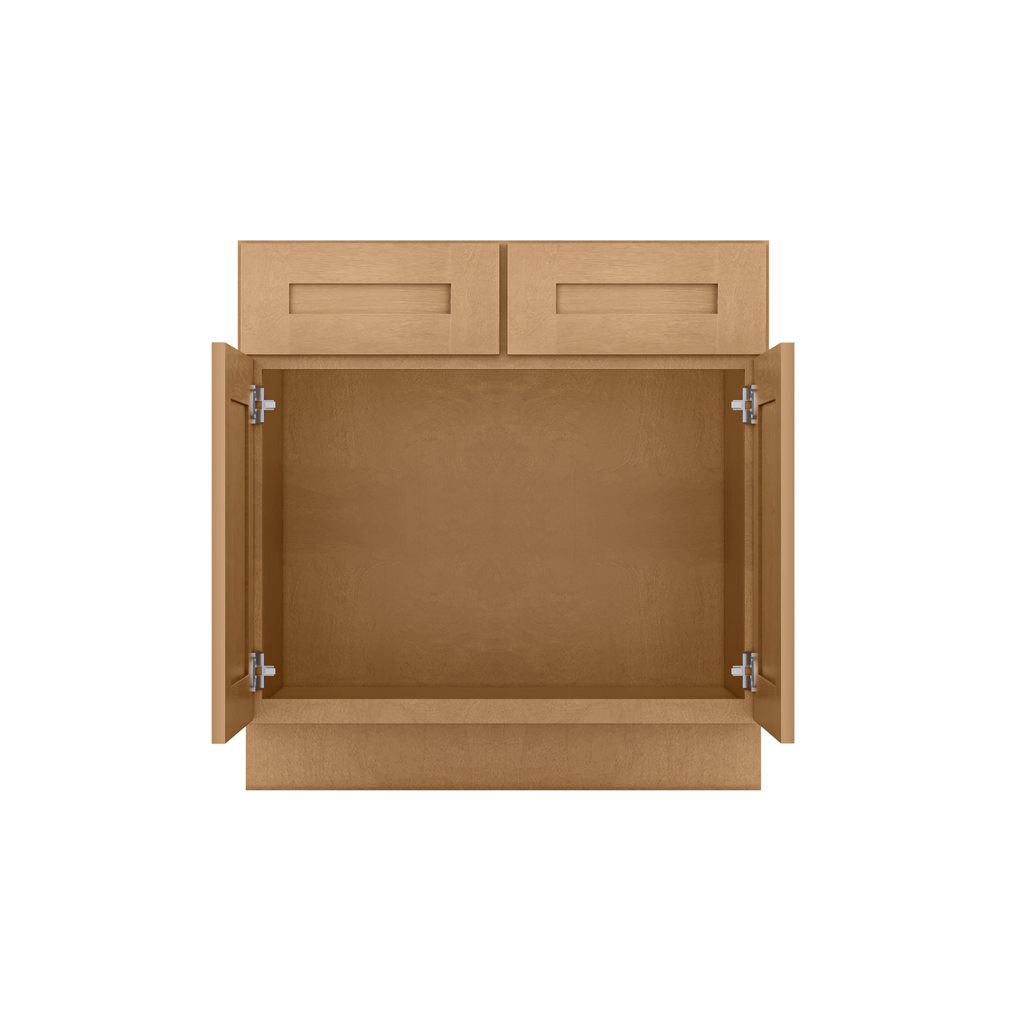 Sink Base Kitchen Cabinet SB33 Shaker Toffee LessCare 33 in. width 34.5 in. height 24 in. depth