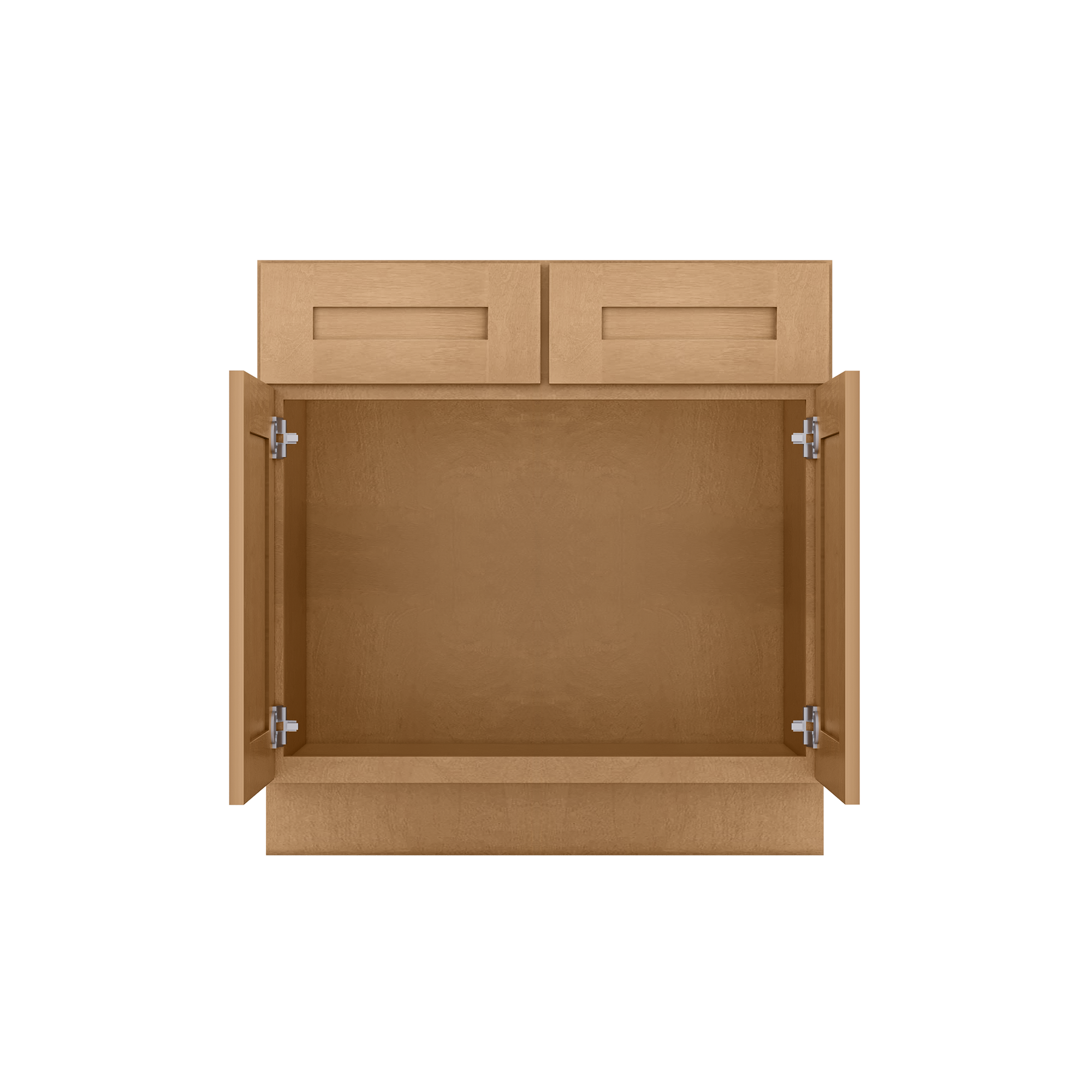 Sink Base Kitchen Cabinet SB33 Shaker Toffee LessCare 33 in. width 34.5 in. height 24 in. depth