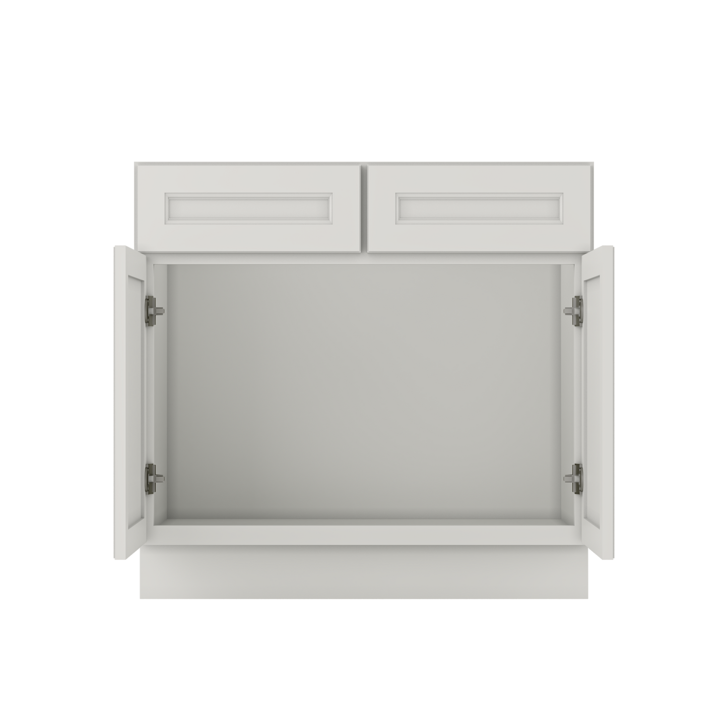 Sink Base Kitchen Cabinet SB36 Milan Pearl 36 in. width 34.5 in. height 24 in. depth