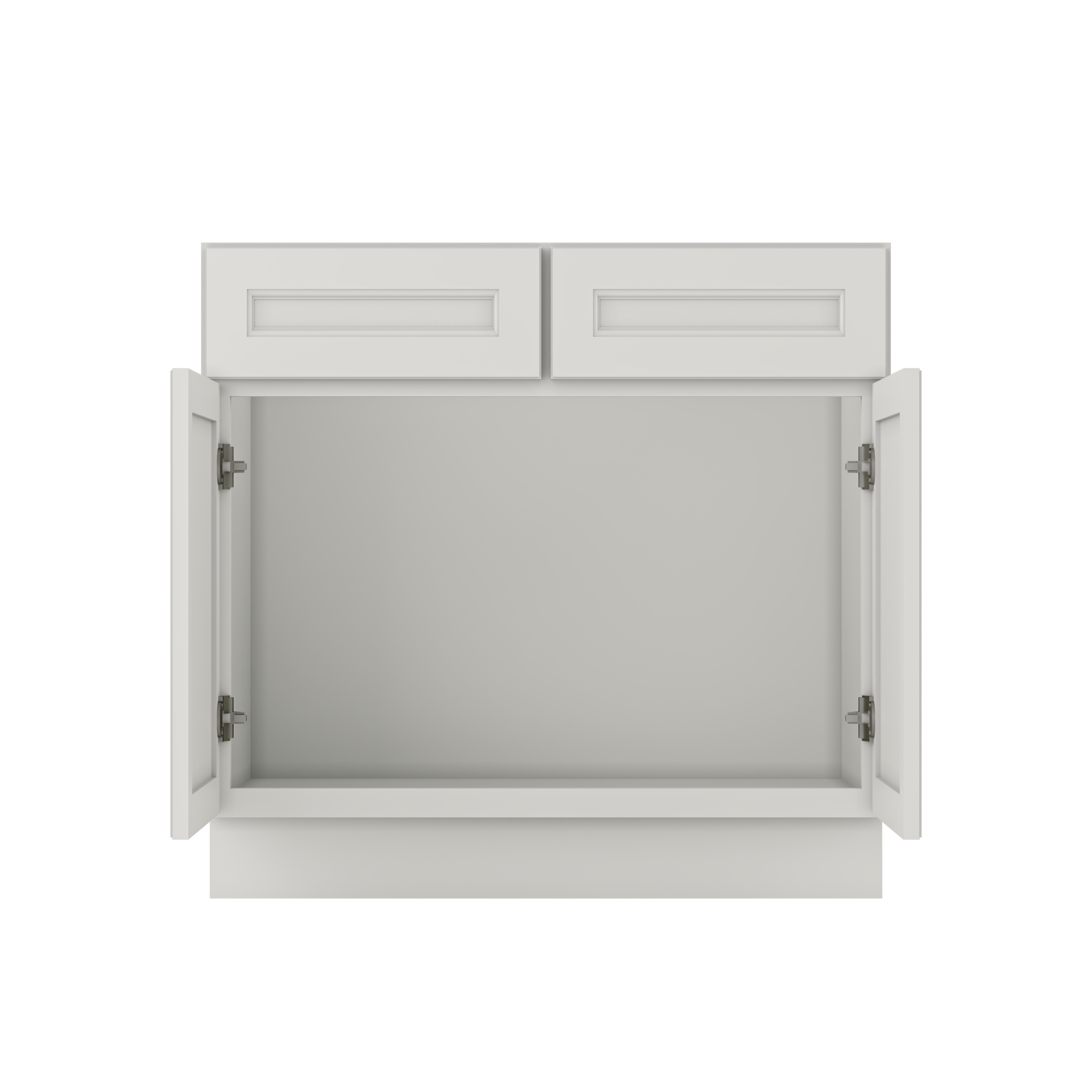 Sink Base Kitchen Cabinet SB36 Milan Pearl 36 in. width 34.5 in. height 24 in. depth