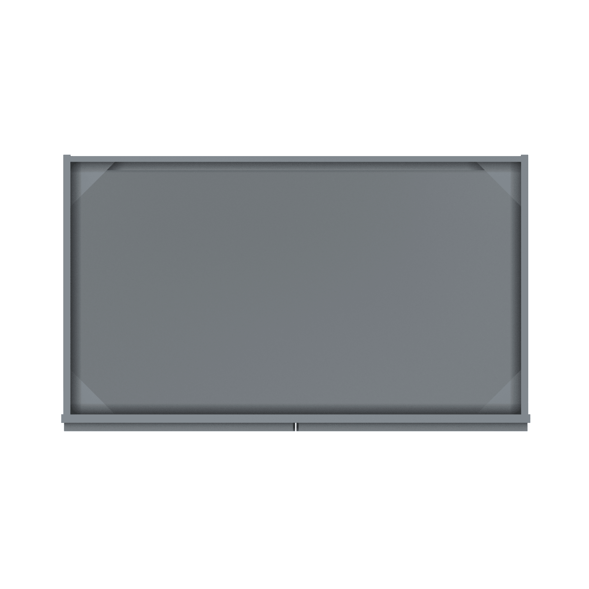 Sink Base Kitchen Cabinet SB42 Colonial Gray LessCare 42 in. width 34.5 in. height 24 in. depth