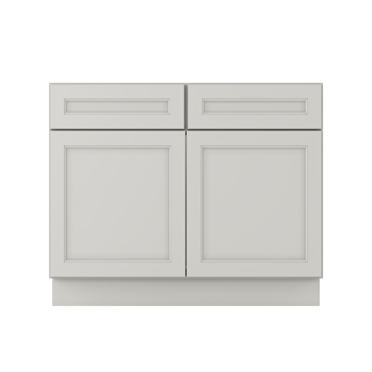 Sink Base Kitchen Cabinet SB42 Milan Pearl 42 in. width 34.5 in. height 24 in. depth