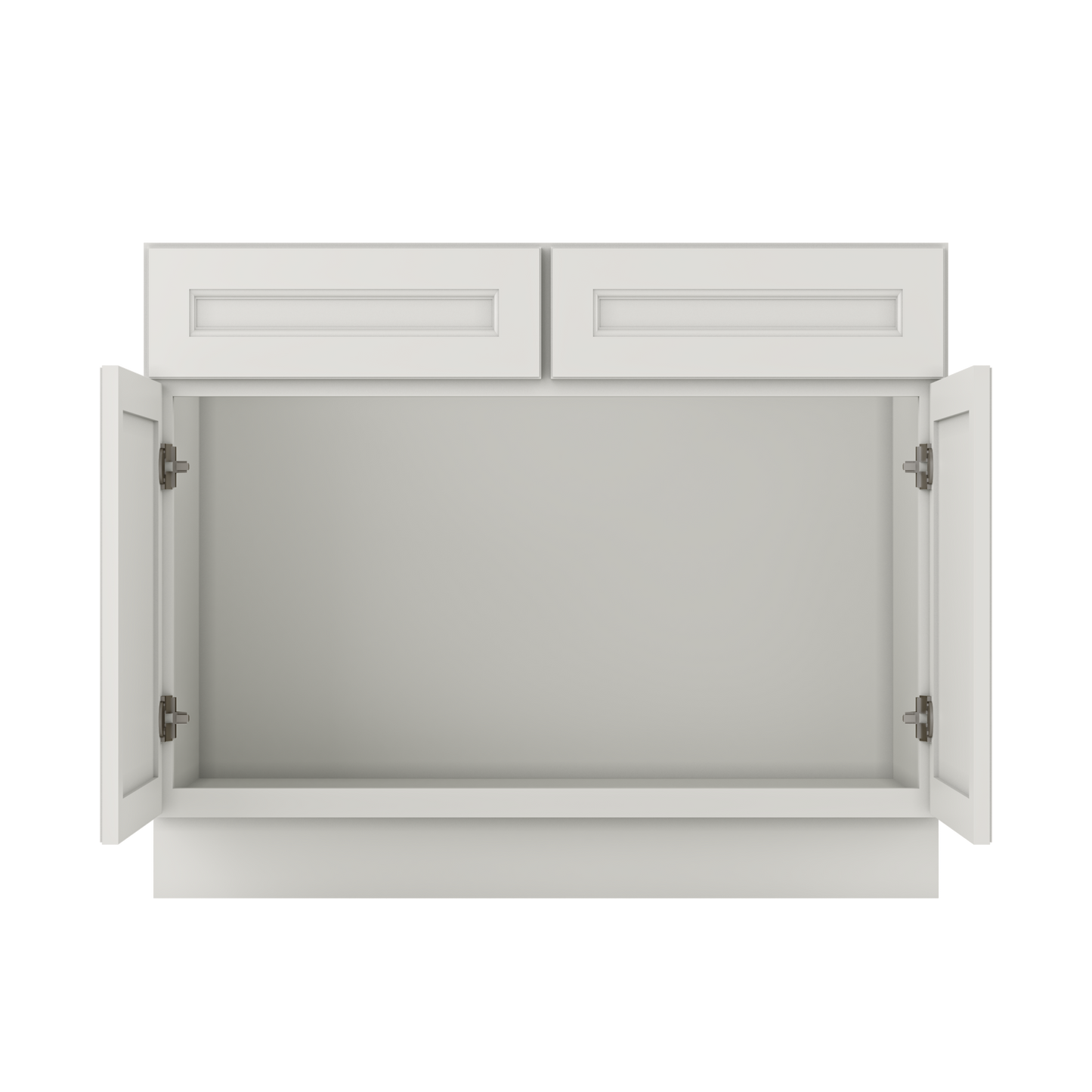 Sink Base Kitchen Cabinet SB42 Milan Pearl 42 in. width 34.5 in. height 24 in. depth