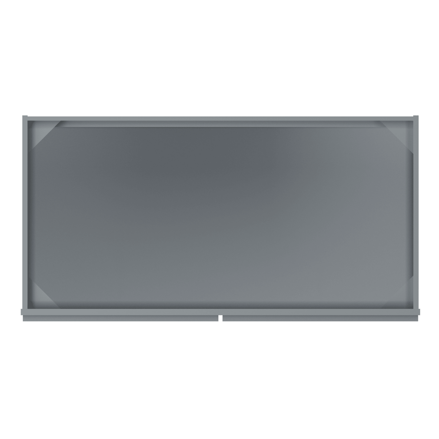 Sink Base Kitchen Cabinet SB48 Colonial Gray LessCare 48 in. width 34.5 in. height 24 in. depth