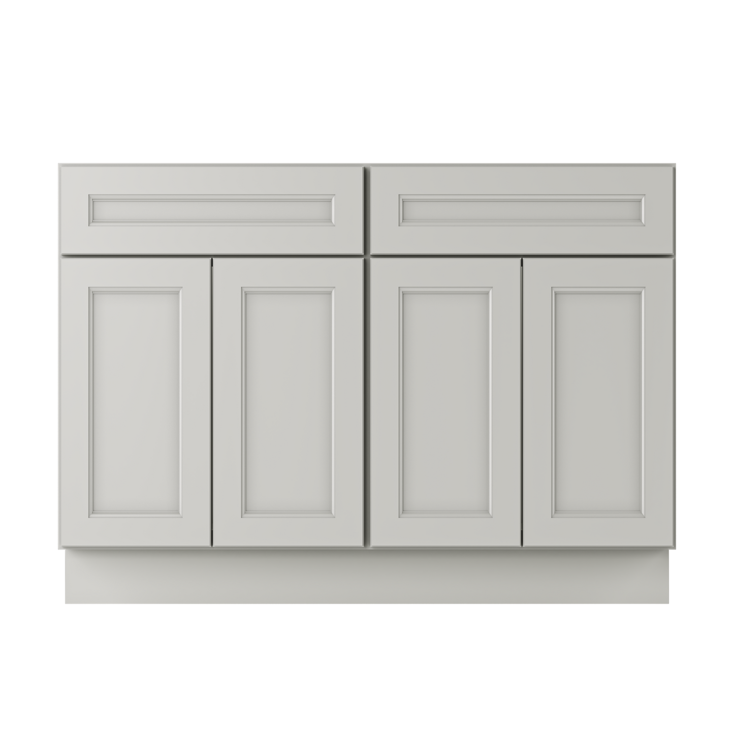 Sink Base Kitchen Cabinet SB48 Milan Pearl 48 in. width 34.5 in. height 24 in. depth