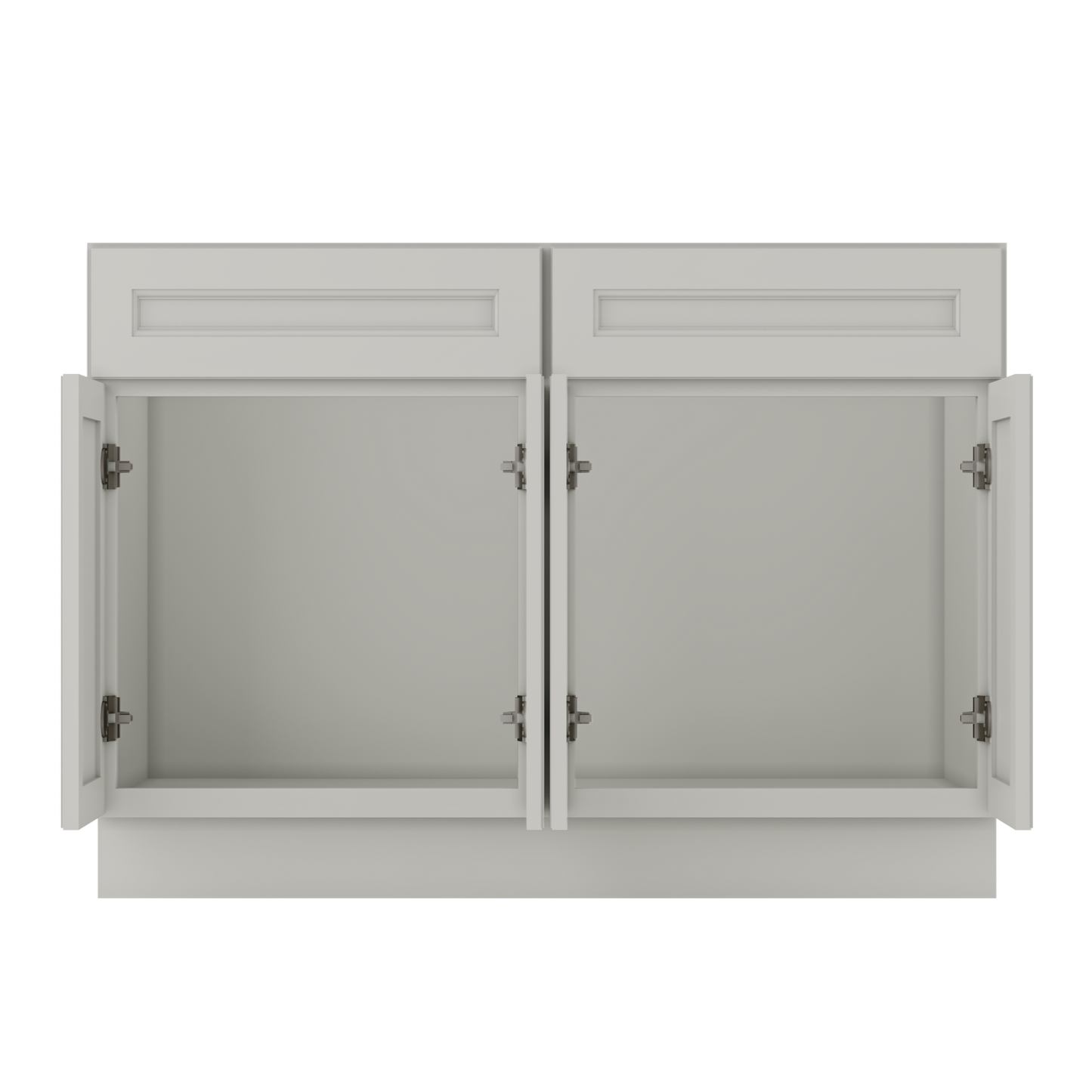 Sink Base Kitchen Cabinet SB48 Milan Pearl 48 in. width 34.5 in. height 24 in. depth