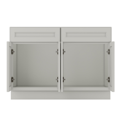 Sink Base Kitchen Cabinet SB48 Milan Pearl 48 in. width 34.5 in. height 24 in. depth