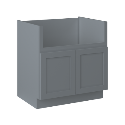 Farmhouse Sink Base Cabinet SBF33 Colonial Gray LessCare 33 in. width