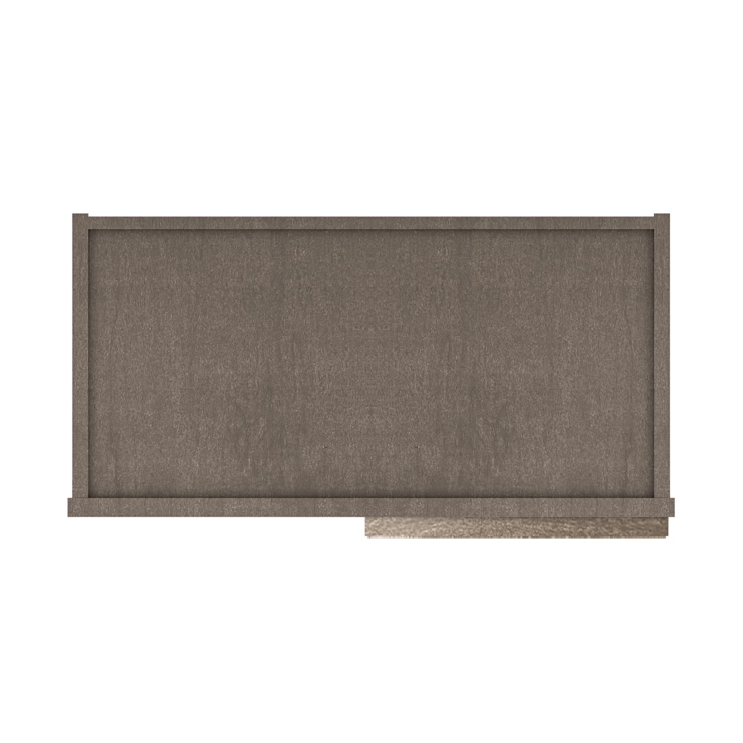 Square Corner Wall Blind Reversible Kitchen Cabinet SC2430 Milan Slate 24 in. width 30 in. height 12 in. depth