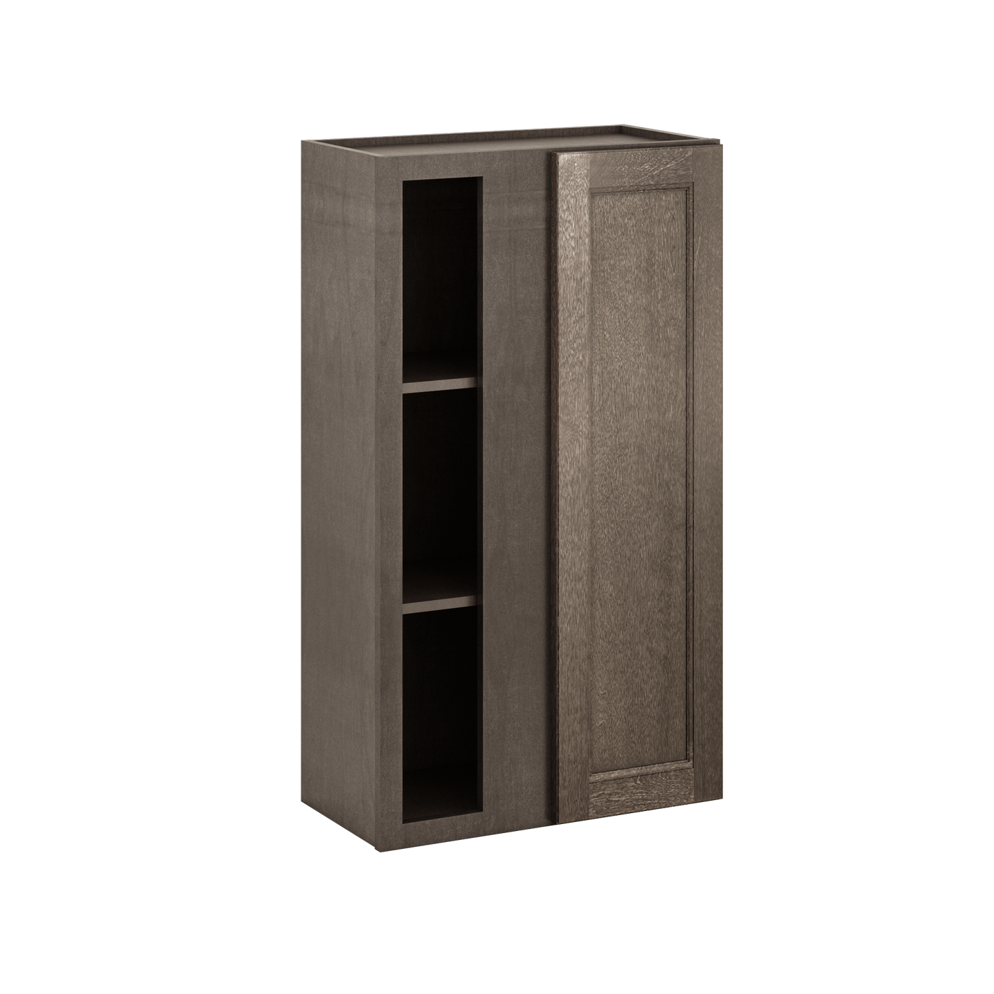 Square Corner Wall Blind Reversible Kitchen Cabinet SC2442 Milan Slate 24 in. width 42 in. height 12 in. depth