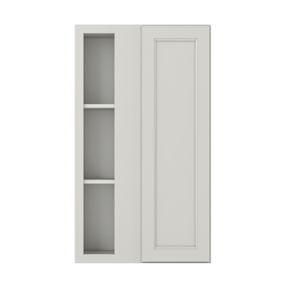 Square Corner Wall Blind Reversible Kitchen Cabinet SC2442 Milan Pearl 24 in. width 42 in. height 12 in. depth