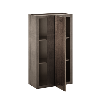 Square Corner Wall Blind Reversible Kitchen Cabinet SC2442 Milan Slate 24 in. width 42 in. height 12 in. depth