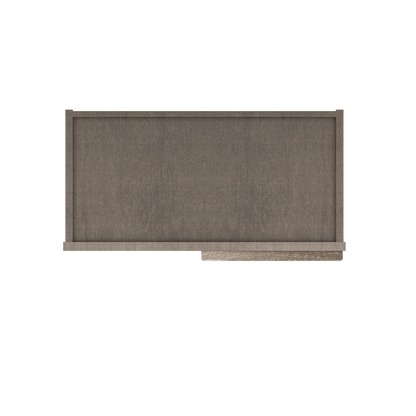 Square Corner Wall Blind Reversible Kitchen Cabinet SC2442 Milan Slate 24 in. width 42 in. height 12 in. depth