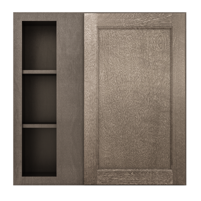 Square Corner Wall Blind Reversible Kitchen Cabinet SC3030 Milan Slate 30 in. width 30 in. height 12 in. depth