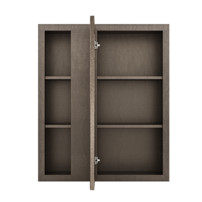 Square Corner Wall Blind Reversible Kitchen Cabinet SC3036 Milan Slate 30 in. width 36 in. height 12 in. depth