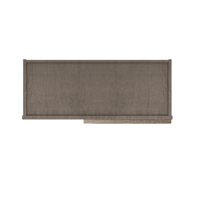 Square Corner Wall Blind Reversible Kitchen Cabinet SC3036 Milan Slate 30 in. width 36 in. height 12 in. depth