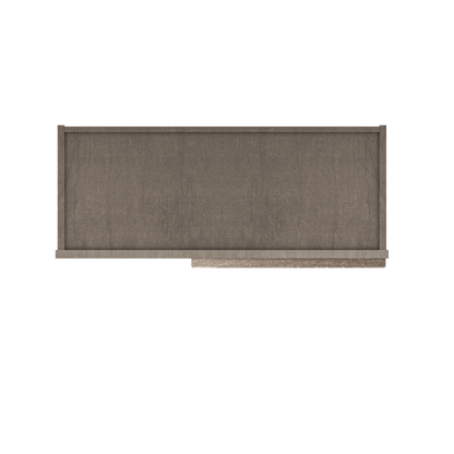 Square Corner Wall Blind Reversible Kitchen Cabinet SC3042 Milan Slate30 in. width 42 in. height 12 in. depth