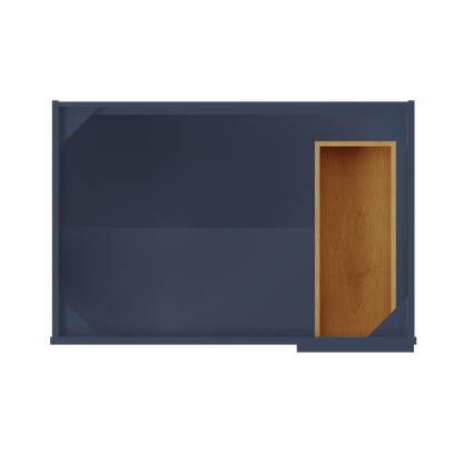 Blind Corner Base Kitchen Cabinet SCB36 Danbury Blue LessCare 36 in. width 34.5 in. height 24 in. depth