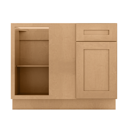 Blind Corner Base Kitchen Cabinet SCB42 Shaker Toffee 42 in. width 34.5 in. height 24 in. depth