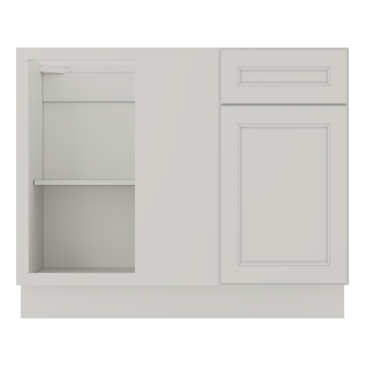 Blind Corner Base Kitchen Cabinet SCB42 Milan Pearl 42 in. width 34.5 in. height 24 in. depth