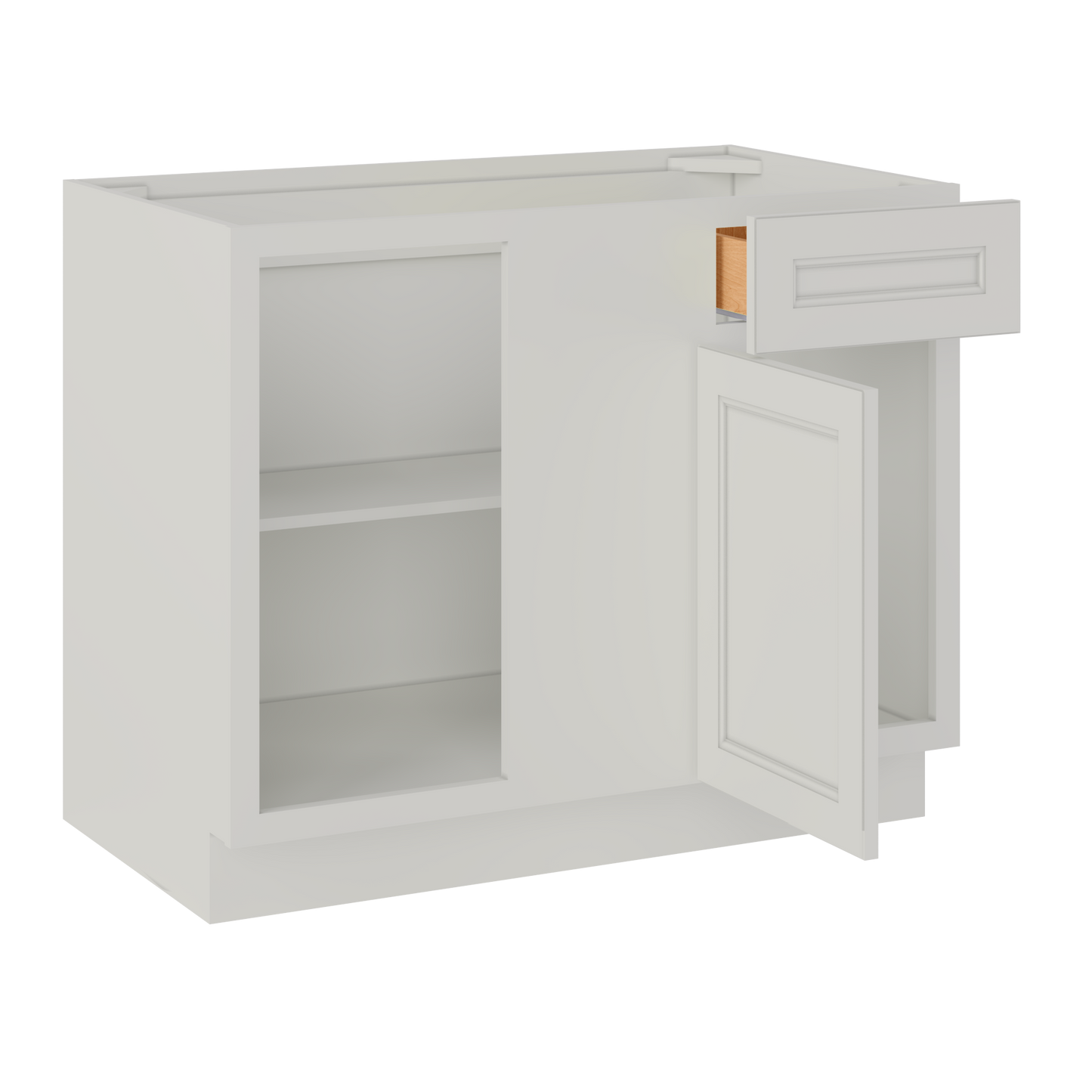 Blind Corner Base Kitchen Cabinet SCB42 Milan Pearl 42 in. width 34.5 in. height 24 in. depth