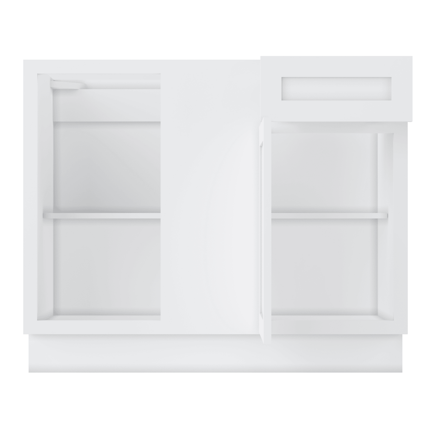 Blind Corner Base Kitchen Cabinet SCB42 Alpina White LessCare 42 in. width 34.5 in. height 24 in. depth