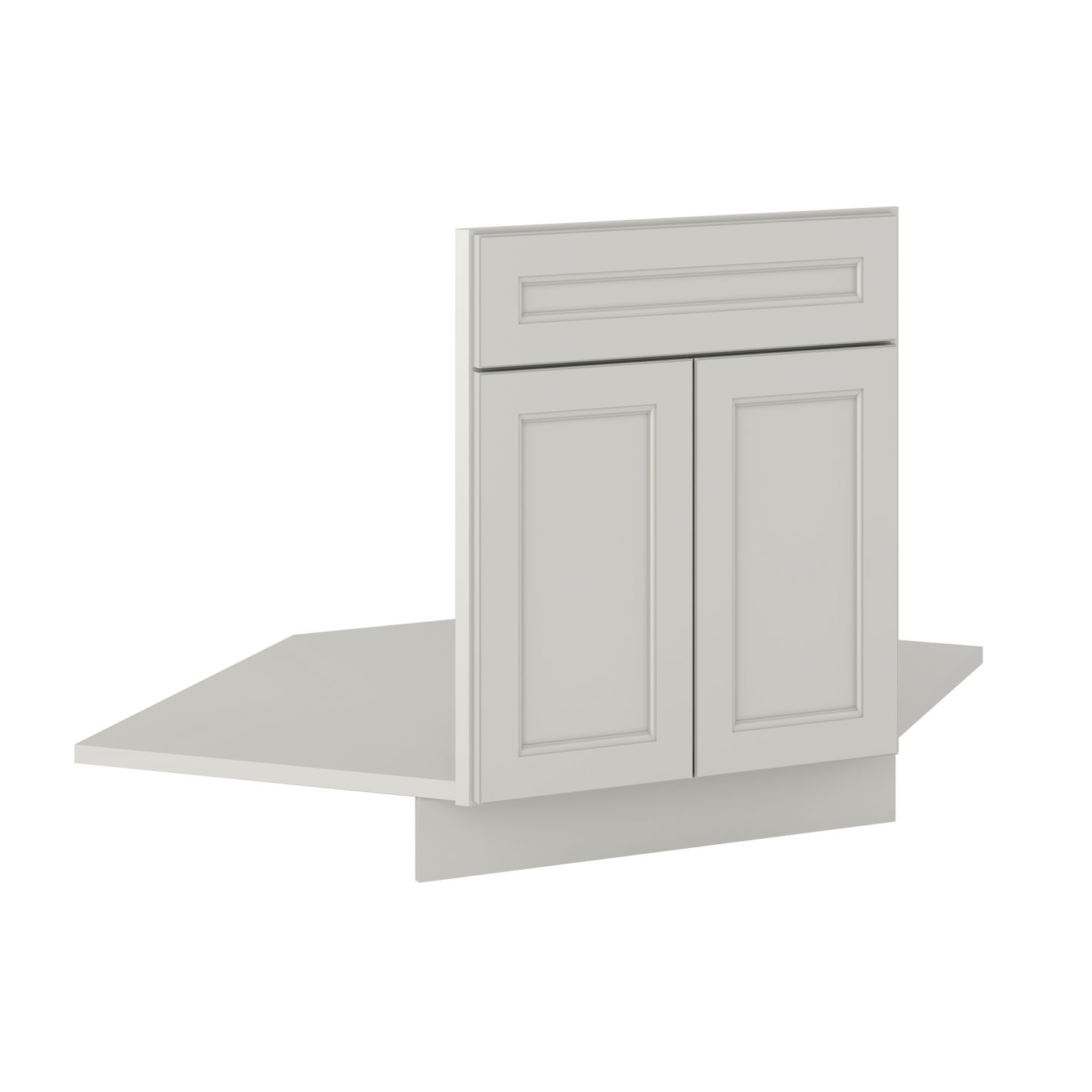 Sink Front Corner Base Kitchen Cabinet SFC42 Milan Pearl 34.5 in. height 42 in. depth